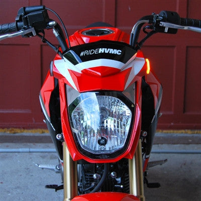 New Rage Cycles (NRC) Kawasaki Z125 PRO Front Turn signal Kit