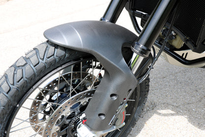 CNC Racing Carbon Fiber Front Fender for the Ducati DesertX