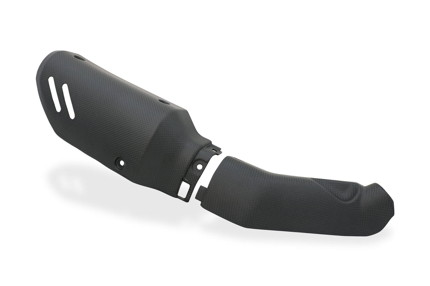 CNC Racing Carbon Fiber OE Exhaust Guard for the Ducati DesertX