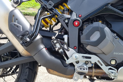 CNC Racing Carbon Fiber Lower Frame Side Covers for the Ducati DesertX