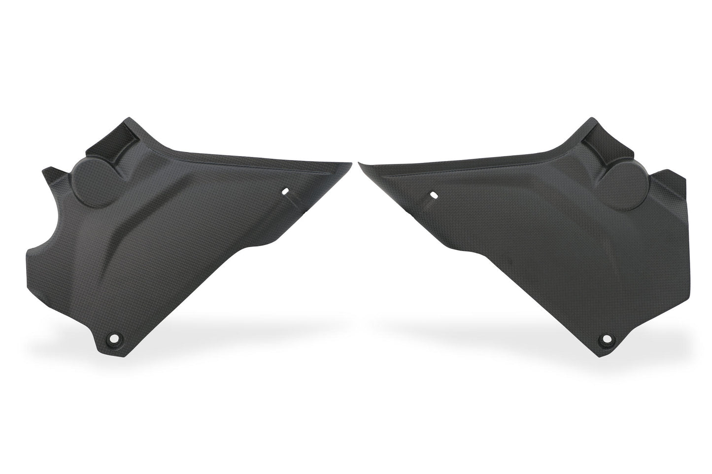 CNC Racing Carbon Fiber Upper Frame Side Covers for the Ducati DesertX