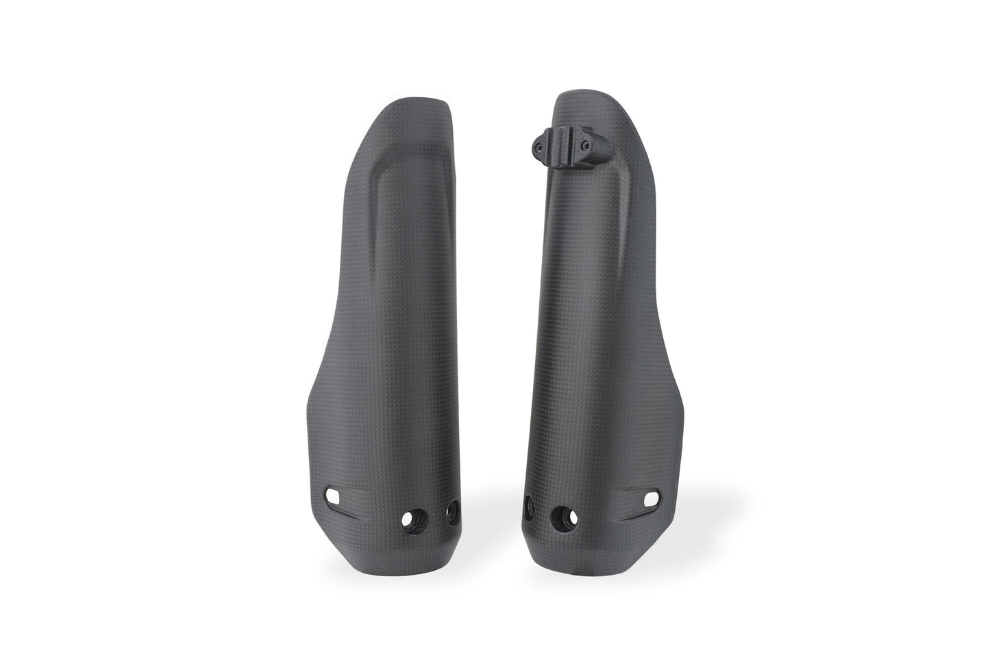 CNC Racing Carbon Fiber Front Fork Leg Protectors (pair) for the Ducati Hypermotard 698 Mono