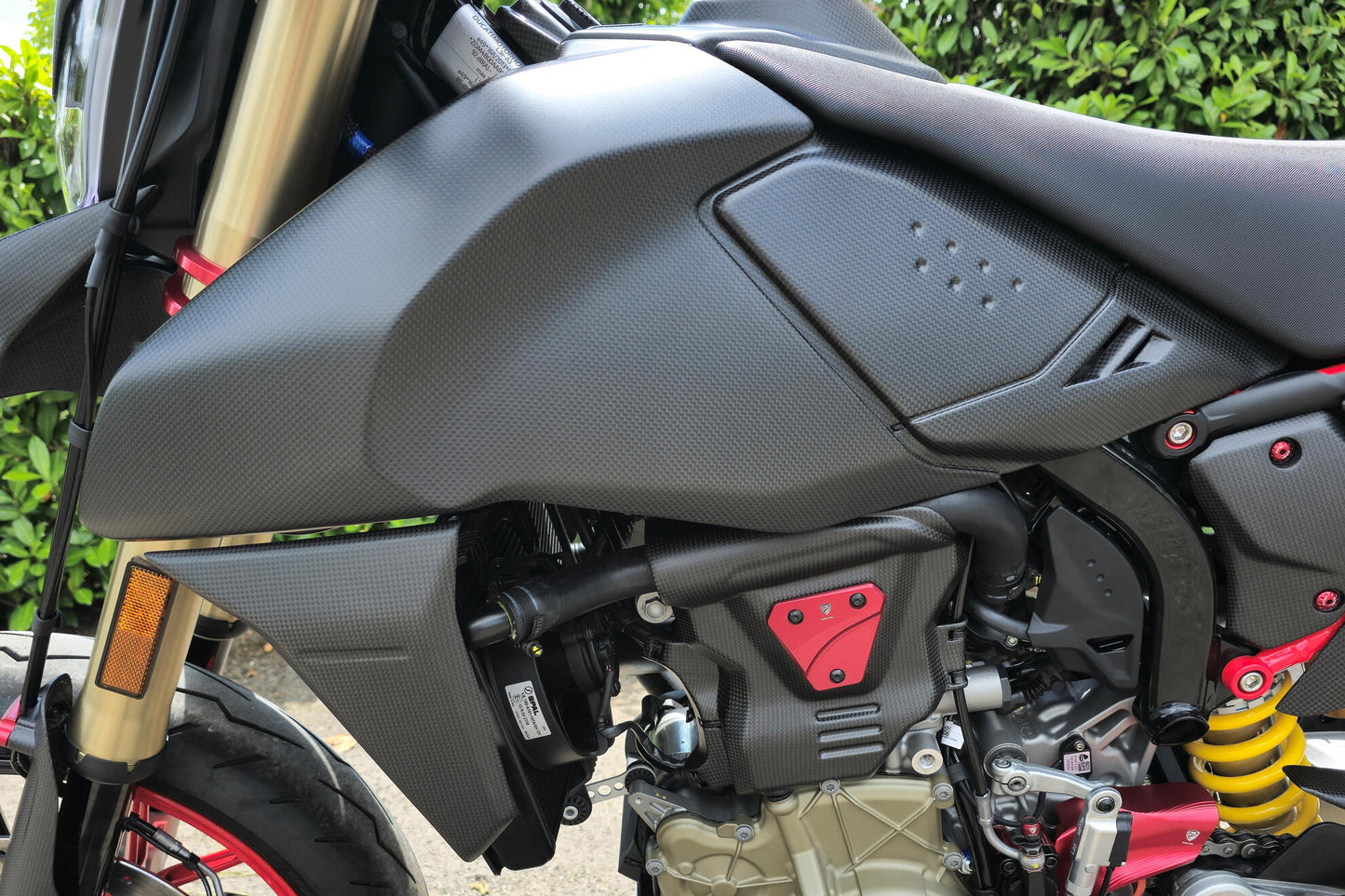 CNC Racing Billet Left Hand Engine Protector for the Ducati Hypermotard 698 Mono