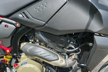 CNC Racing Carbon Fiber Front Exhaust Guard for the Ducati Hypermotard 698 Mono
