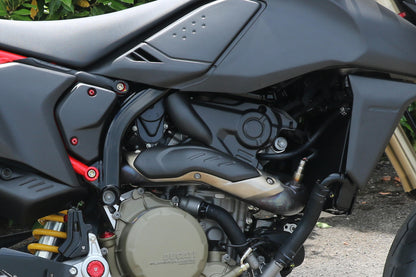 CNC Racing Carbon Fiber Right Side Engine Cover for the Ducati Hypermotard 698 Mono