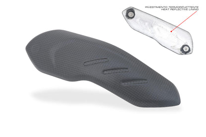 CNC Racing Carbon Fiber Front Exhaust Guard for the Ducati Hypermotard 698 Mono