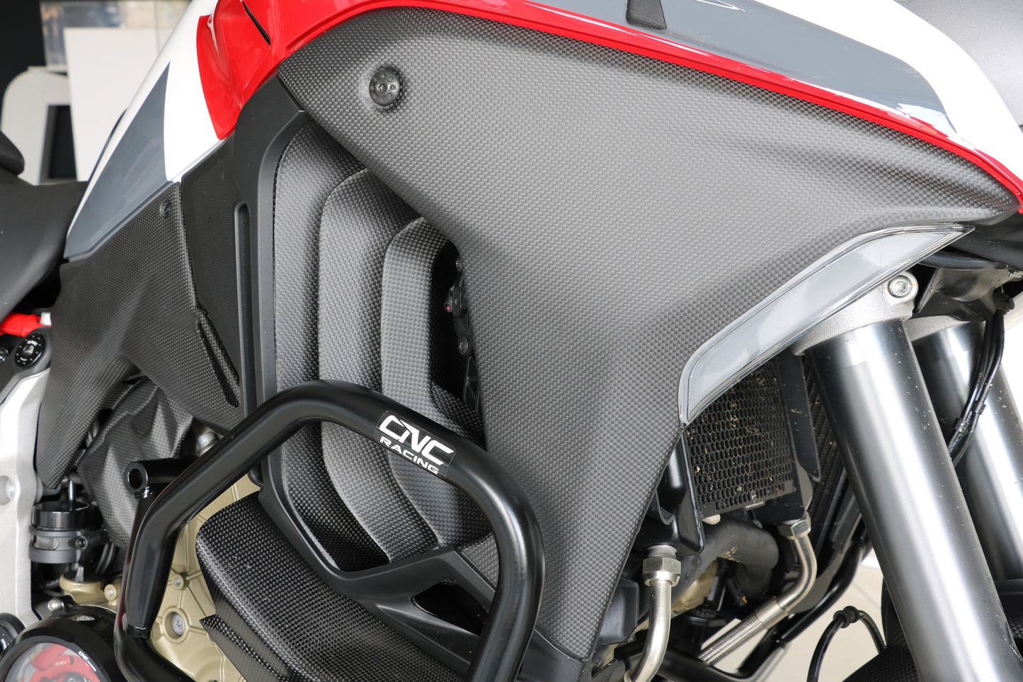 CNC Racing Carbon Fiber Side Air Intakes for Ducati Multistrada V4 - Factory Defect
