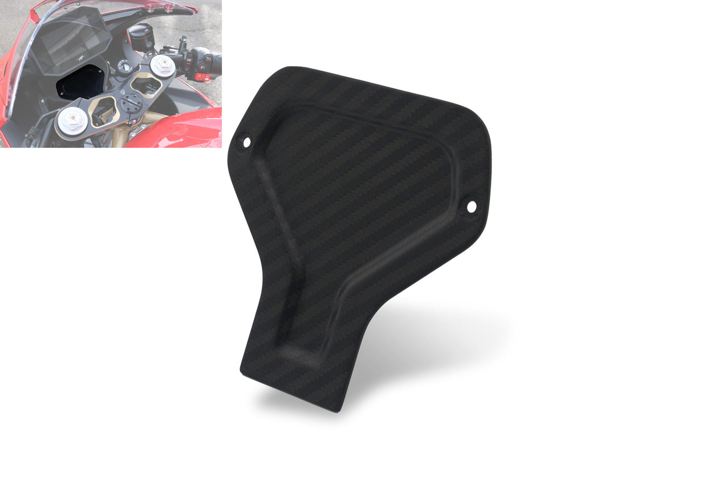 CNC Racing Carbon Fiber Headlight Support Cover For MV Agusta Superveloce 800