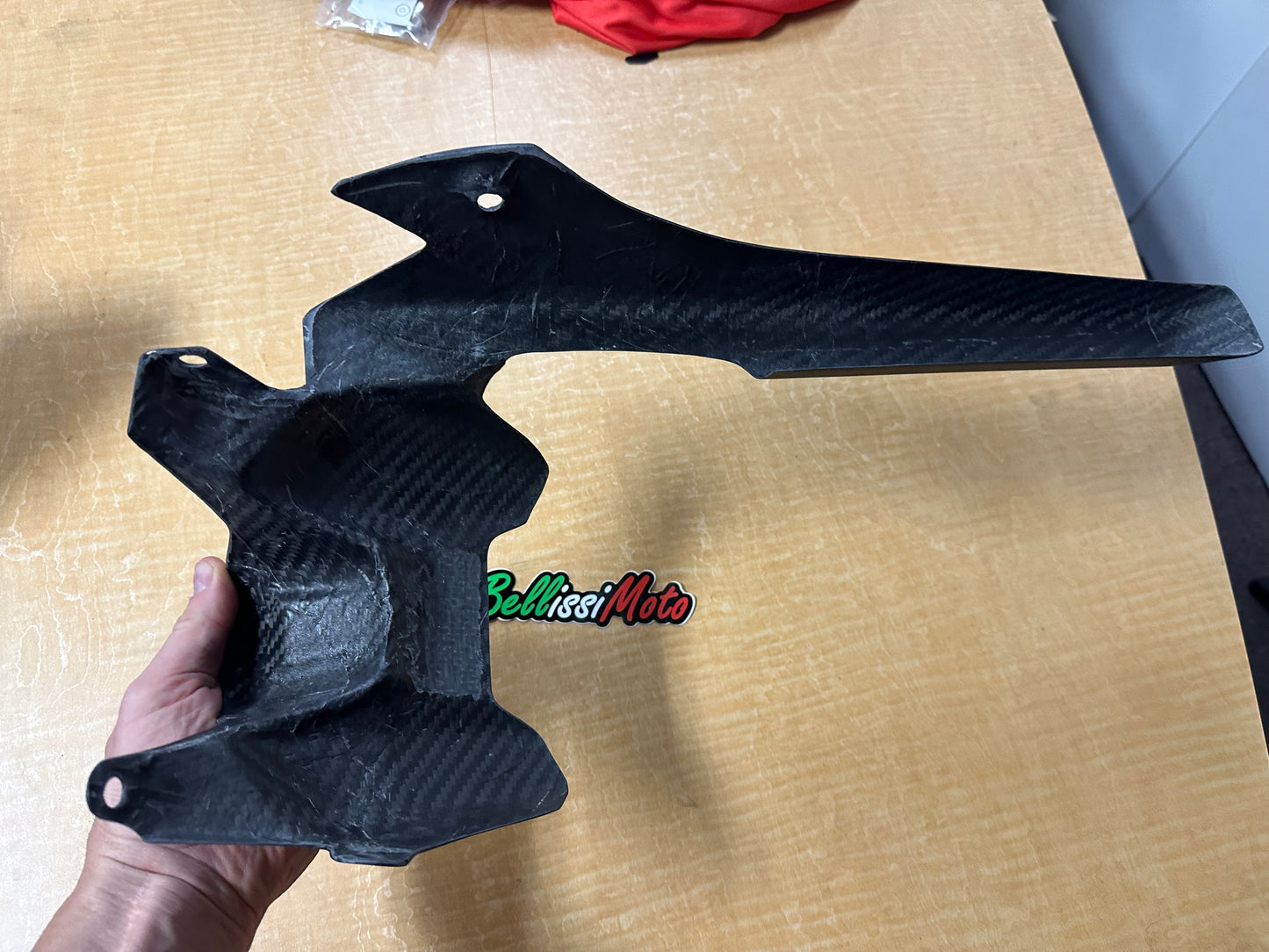 CNC Racing Carbon Fiber Rear Hugger (Fender) For Yamaha YZF-R7 / MT-07 / FZ-07