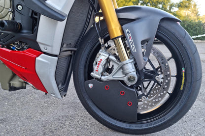 CNC Racing PRAMAC RACING SPECIAL EDITION Carbon Fiber GP EVO Front Rotor Cooling Ducts For Ducati Panigale / SF V4 / V2 / 1299 / 1199 / 959 / 899