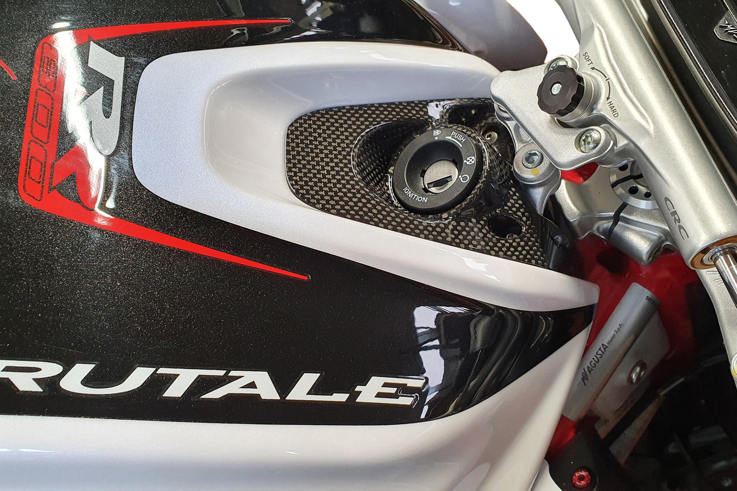 CNC Racing Carbon Fiber Key Cover for MV Agusta Brutale / Dragster 800 RR / RC (2017+)
