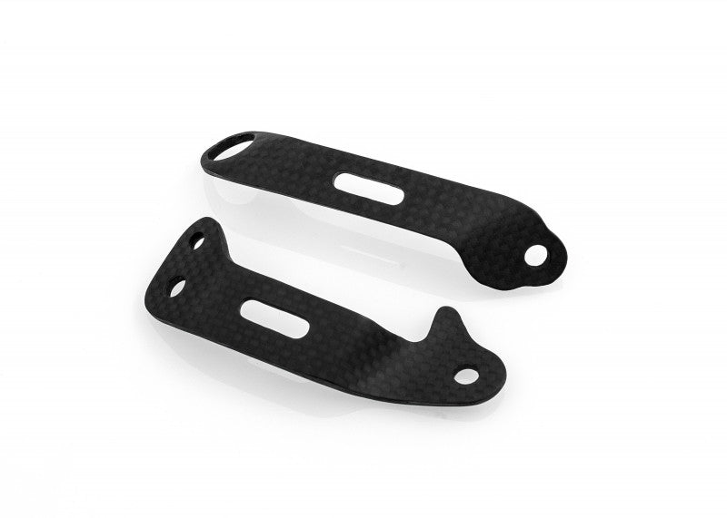 CNC Racing Carbon Fiber Front Reservoir Brackets for the Ducati Panigale V4 / 899 / 959 / 1199 / 1299 / V2