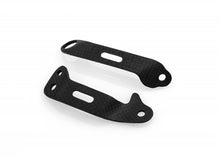 CNC Racing Carbon Fiber Front Reservoir Brackets for the Ducati Panigale V4 / 899 / 959 / 1199 / 1299 / V2