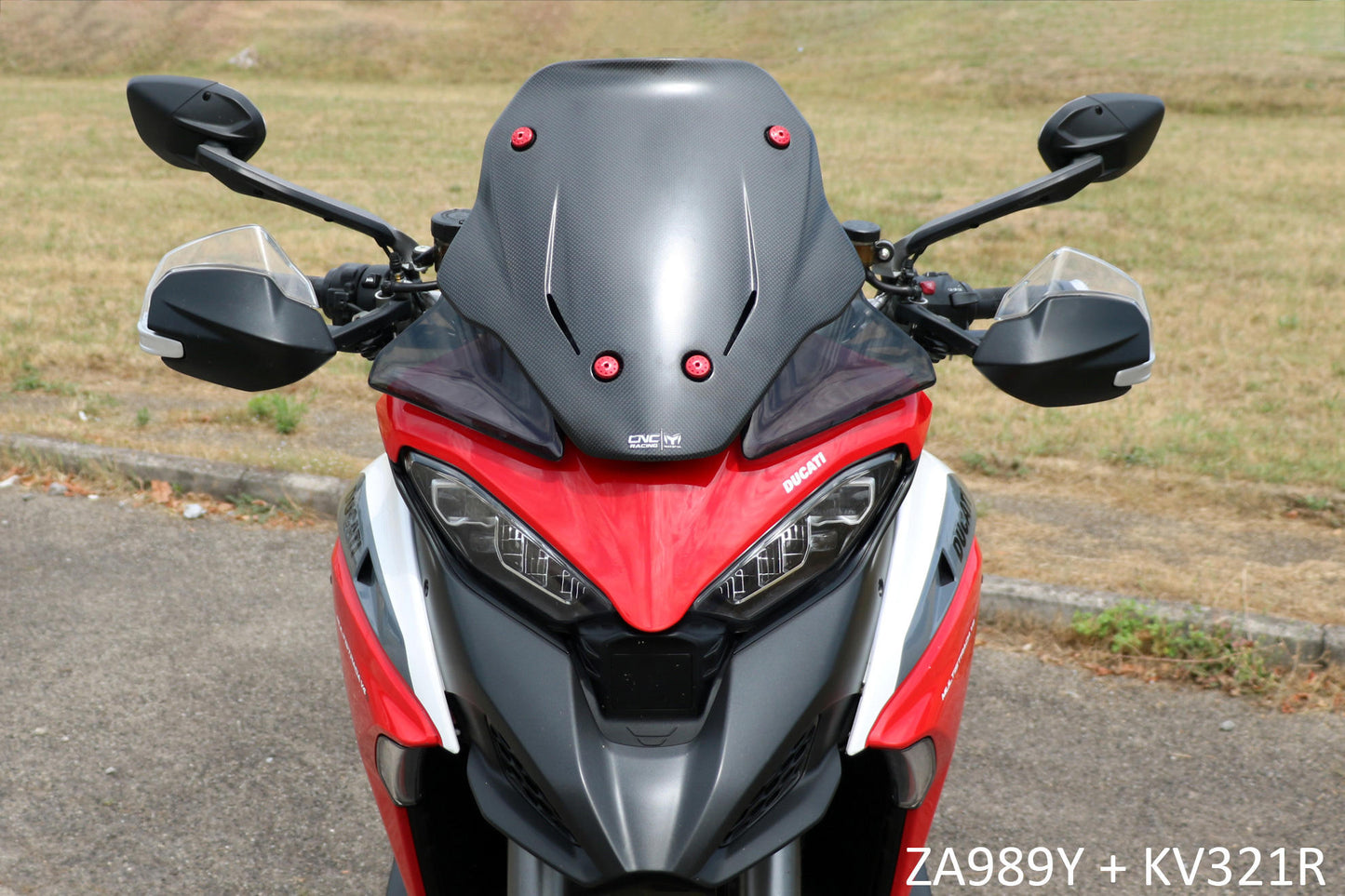 CNC Racing Carbon Fiber Sport Screen for Ducati Multistrada V4