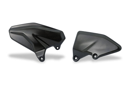 CNC Racing Carbon Fiber Heel Guards for Ducati Multistrada V4 / S / Sport, and 22-23 Pikes Peak