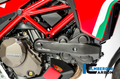 Ilmberger Carbon Cam Belt Cover Horizontal for the Ducati Multistrada 1200 DVT '15 / Enduro '16