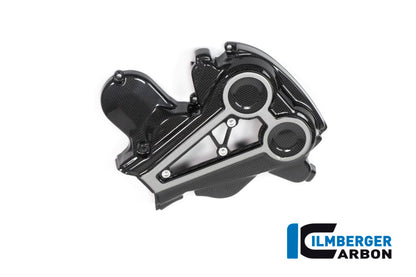 Ilmberger Carbon Cam Belt Covers With Crome Decal for the Ducati XDiavel/XDiavel S '16-18