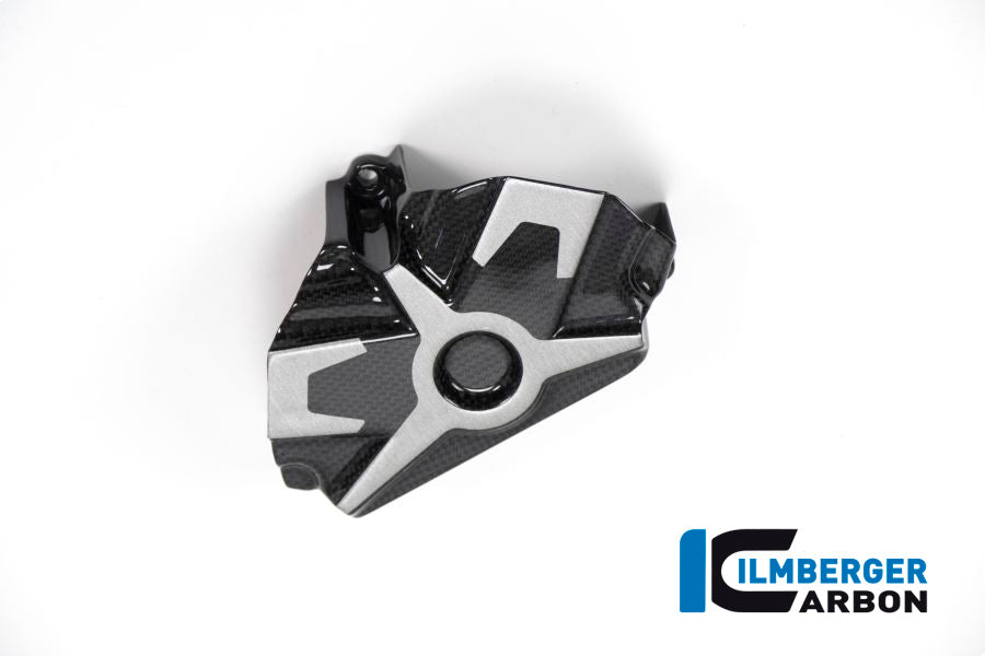 Ilmberger Carbon Cam Belt Covers With Crome Decal for the Ducati XDiavel/XDiavel S '16-18