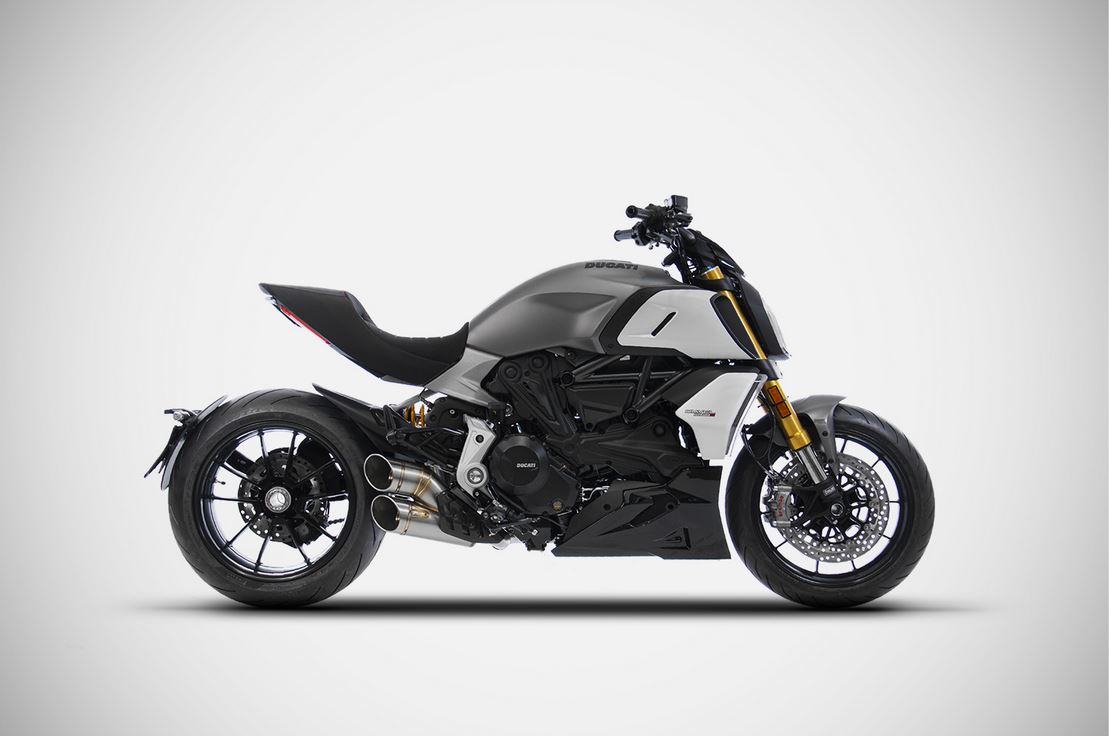 ZARD 2-1-2 Exhaust for Ducati Diavel 1260 (2021+) -Euro 5
