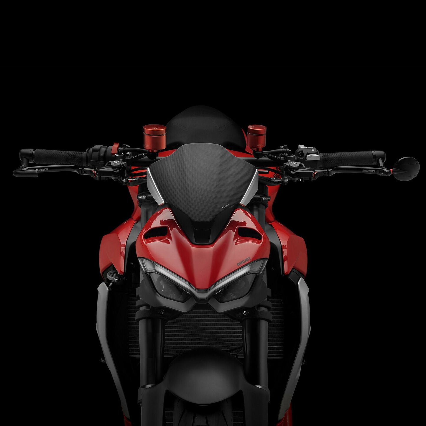 Rizoma Carbon Fiber and Billet Windscreen Kit For The Ducati Streetfighter V4