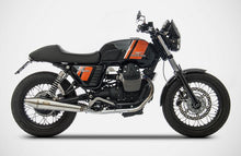 ZARD Dual Slip-on Exhaust for Moto Guzzi V7 and V7 II (all)