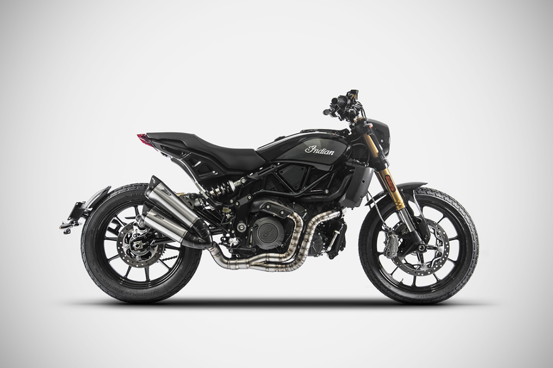 ZARD Titanium Headers and Decats for The Indian FTR 1200 (Flat Track Racer)