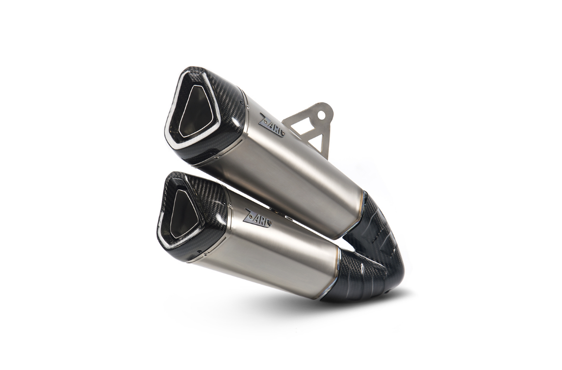 ZARD Titanium Slip-on Exhaust for The Indian FTR 1200 (Flat Track Racer)