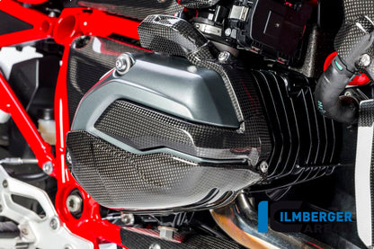 Ilmberger Carbon Spark Plug Cover, Right Side Carbon for the BMW R 1200 GS '13-17, R 1200 GS Adventure 2014, R 1200 RS 2015