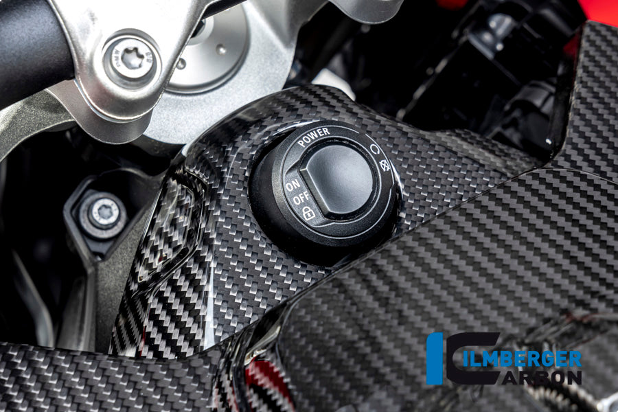 Ilmberger Carbon Ignition Switch Cover for the BMW S 1000 XR '20-24 / M 1000 XR '24