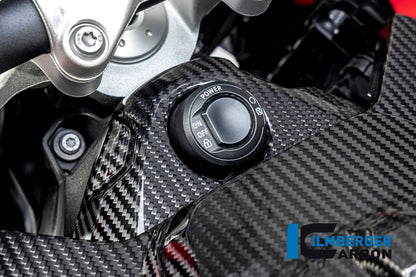 Ilmberger Carbon Ignition Switch Cover for the BMW S 1000 XR '20-24 / M 1000 XR '24