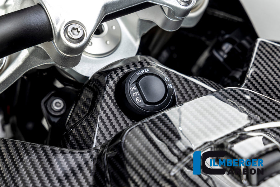 Ilmberger Carbon Ignition Switch Cover for the BMW S 1000 XR '20-24 / M 1000 XR '24