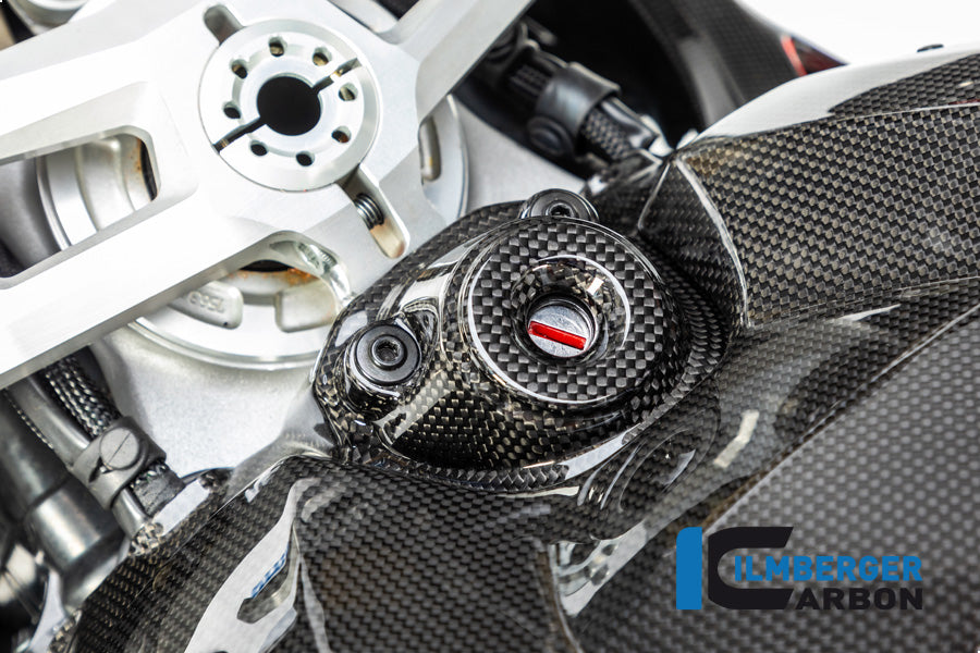 Ilmberger Carbon Ignition Switch Cover for the Ducati Panigale V4,V4 S '18-22 / V4 R '19-22