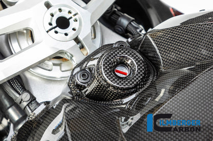 Ilmberger Carbon Ignition Switch Cover for the Ducati Panigale V4,V4 S '18-22 / V4 R '19-22