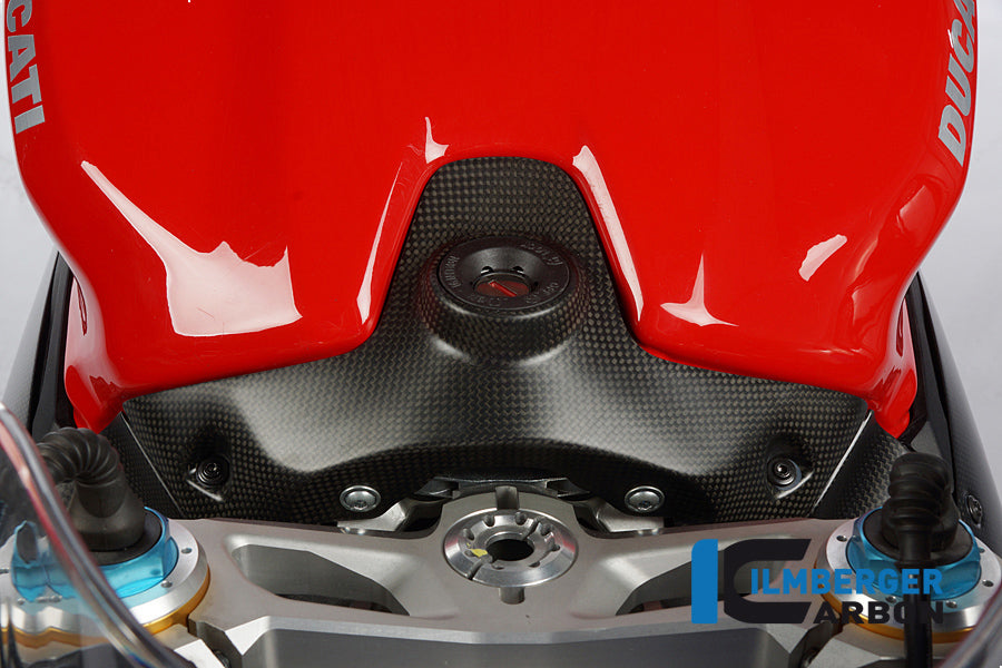 Ilmberger Carbon Ignition Switch Cover Glossy for the Ducati Panigale 1199 R '12-14 / 1299 Panigale '15 / 899 Panigale '13-14