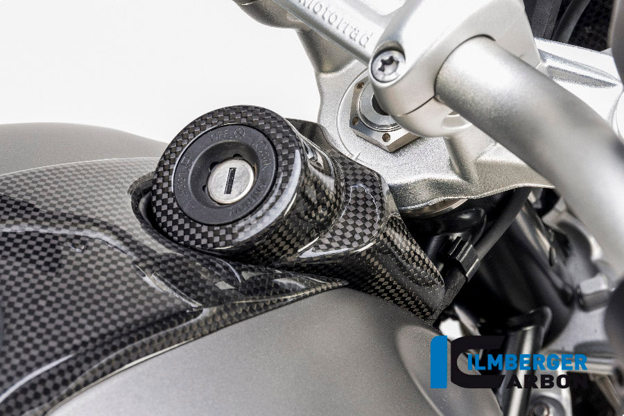 Ilmberger Carbon Ignition Lock Cover for the BMW R Nine T / Scrambler / Racer '14-17 / R Nine T Urban GS 2016