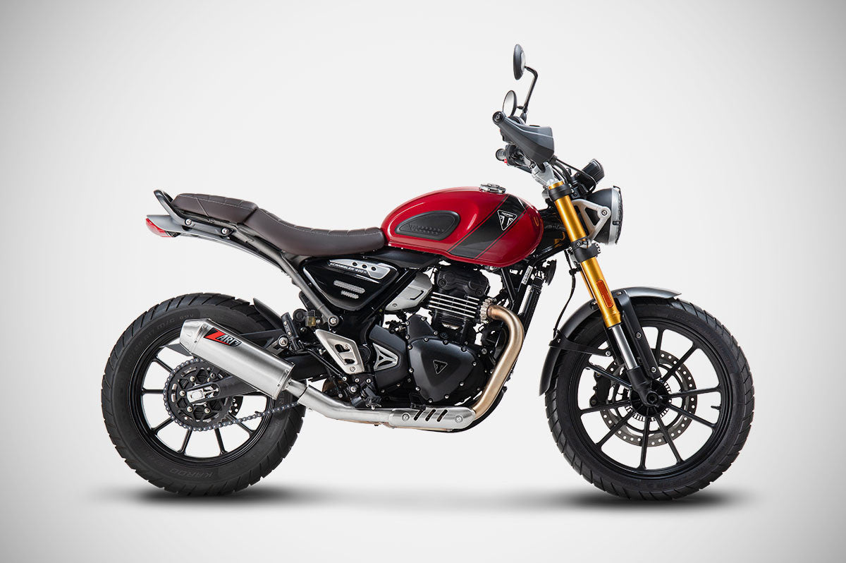 ZARD Slip-on Exhaust system for Triumph Scrambler 400 X / Speed 400 (2024+)