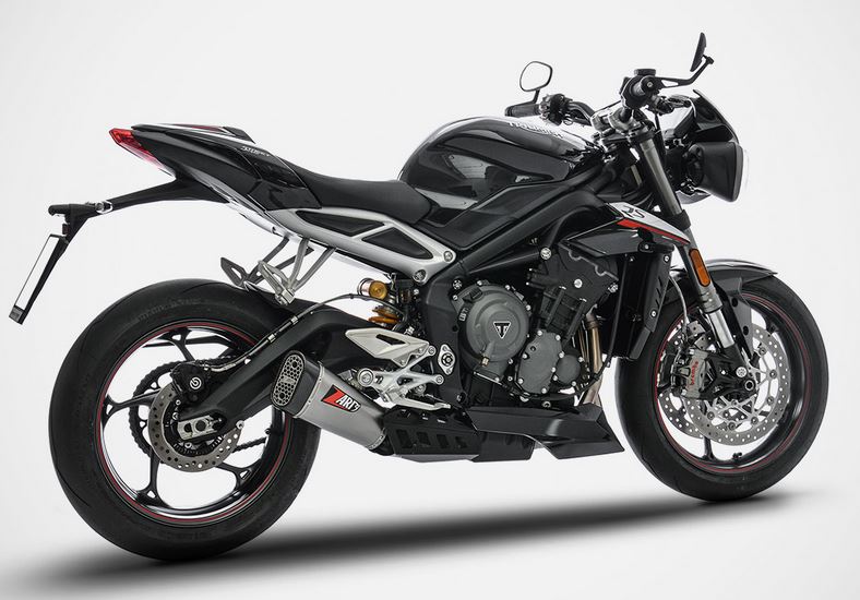 ZARD "SHORT" Slip-on Exhaust system for Triumph Street Triple 765 S / R / RS (17-19)