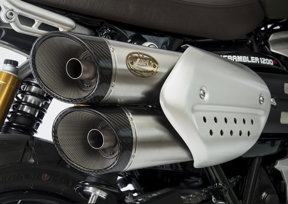 ZARD Dual Slip-on Exhaust for the Triumph Scrambler 1200 (2021+)