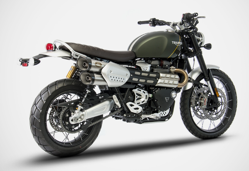 ZARD Dual Slip-on Exhaust for the Triumph Scrambler 1200 (2021+)