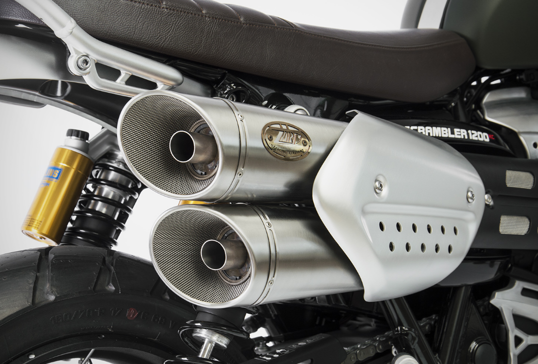 ZARD Dual Slip-on Exhaust for the Triumph Scrambler 1200 (2021+)