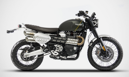 ZARD Dual Slip-on Exhaust for the Triumph Scrambler 1200 (2021+)