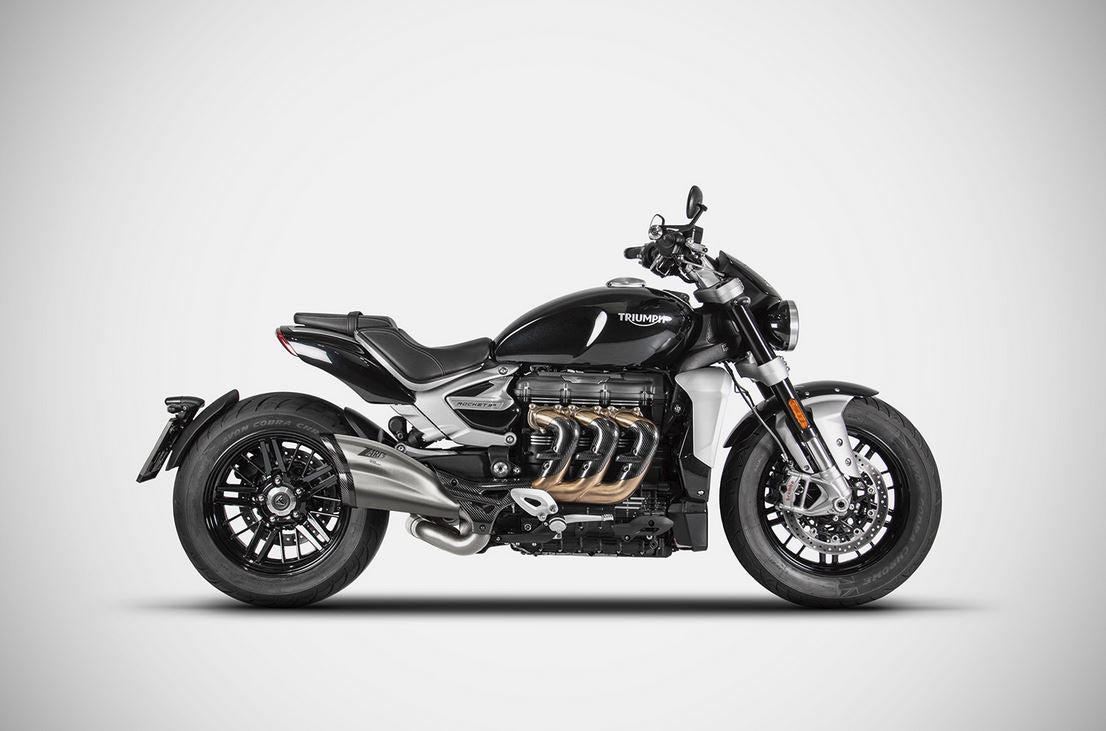 ZARD Carbon Fiber Heatshield Kit for OE Headers for Triumph Rocket III (2020+)