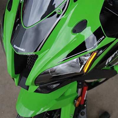New Rage Cycles (NRC) 2016+ Kawasaki ZX-10R Front Turn signal Kit