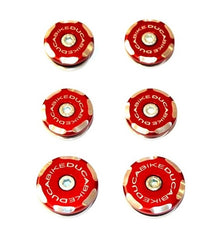 DBK Special Parts (Ducabike) Contrast Cut Frame Plug Kit for the Ducati Hypermotard 950 / 950SP