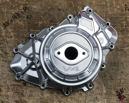Motocorse Billet Aluminum Alternator Crankcase Cover for the Ducati Diavel V4