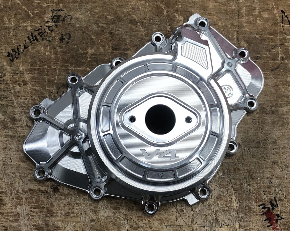 Motocorse Billet Aluminum Alternator Crankcase Cover for the Ducati Panigale V4 (2025+)