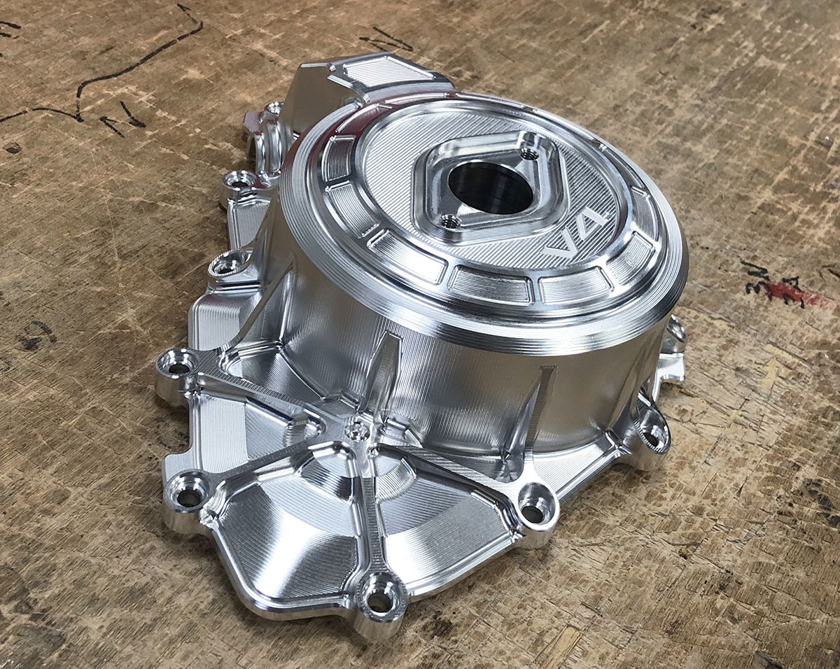 Motocorse Billet Aluminum Alternator Crankcase Cover for the Ducati Streetfighter V4 (20-24)