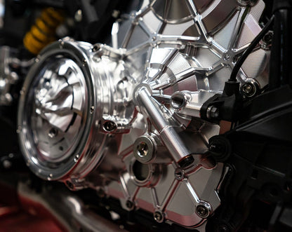 Motocorse Billet Aluminum Clutch Crankcase Cover for the Ducati Streetfighter V4 (20-24)