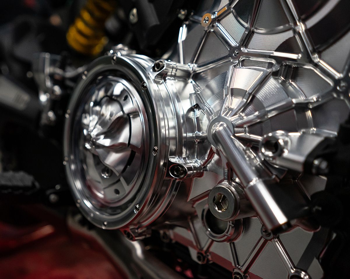 Motocorse Billet Aluminum Clutch Crankcase Cover for the Ducati Streetfighter V4 (2025+)