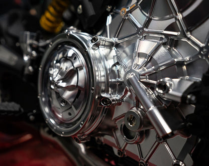 Motocorse Billet Aluminum Clutch Crankcase Cover for the Ducati Streetfighter V4 (20-24)